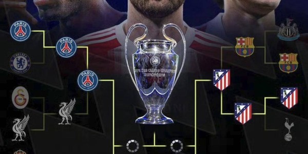 欧冠四强揭晓：拜仁对阵巴黎，阿森纳迎战马竞，决赛对决大概率在这两队之间