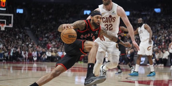 哈登18分米切尔15分 骑士惨败猛龙总分2-1