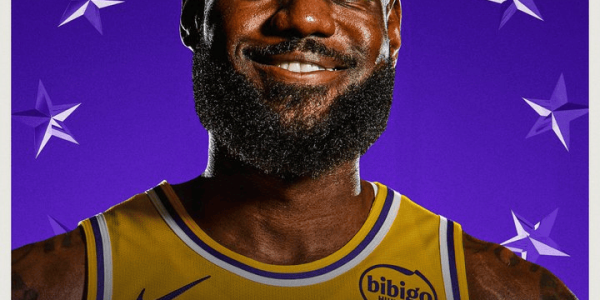 生涯首次替补！詹姆斯第22次入选全明星