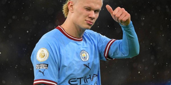 英超百球时速榜，哈兰德身前仅剩一人