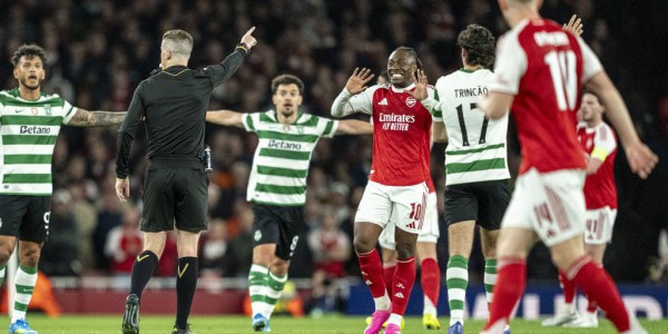 欧冠-连续2年进四强！阿森纳0-0葡体总分1-0晋级 将战马竞