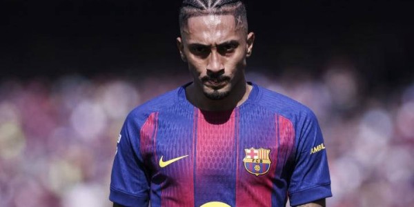 巴萨边路大将拉菲尼亚伤缺五周，西甲欧冠关键战遭重创