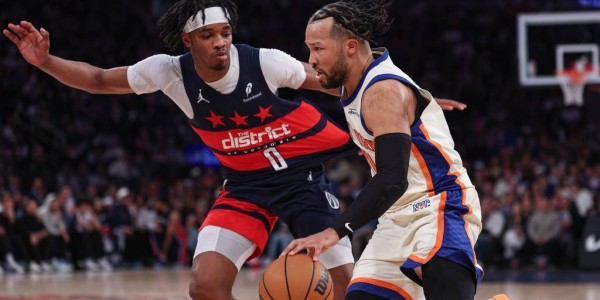 布伦森23分唐斯26+16 尼克斯狂胜奇才6连胜