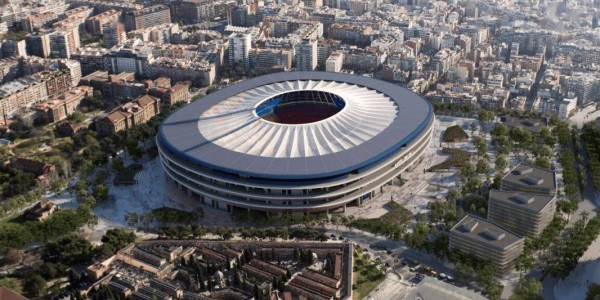 西甲 | 顶棚施工7个月！巴萨将再迁主场：拒付高租金，转扩建自家球场