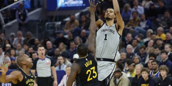 文班亚马26+9福克斯27+8 马刺擒勇士6连胜