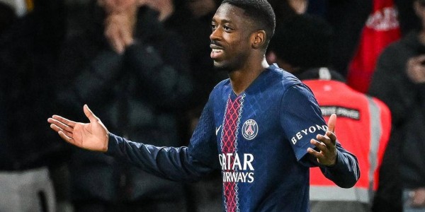 登贝莱梅开二度助巴黎圣日耳曼3-1取胜，豪取四连胜稳居法甲榜首