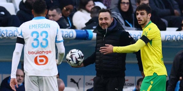 法甲第17轮爆出大冷门，排名第17的南特逆转击败排名第3的马赛