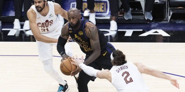 东契奇42+12哈登17分 湖人击败骑士4连胜