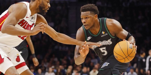 爱德华兹26+5戈贝尔13+17 鲍威尔21分森林狼大胜热火