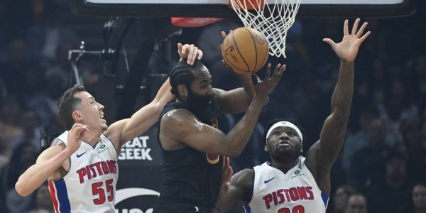 哈登18+5+7杜伦空砍24+14 骑士击败活塞