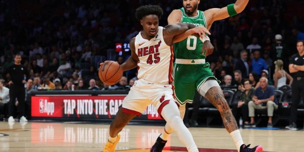 塔图姆25+18+11布朗43分 阿德巴约29+10绿军击败热火