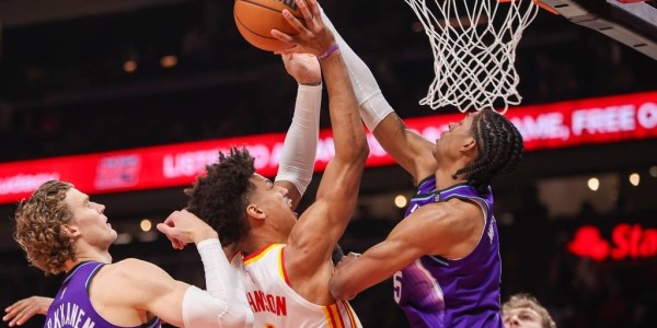 杰伦约翰逊22+16+15兰代尔26+11 老鹰胜爵士