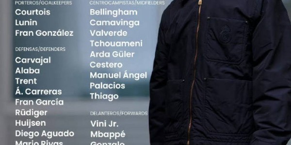 没悬念了？皇马客战曼城大名单：姆巴佩贝林厄姆回归