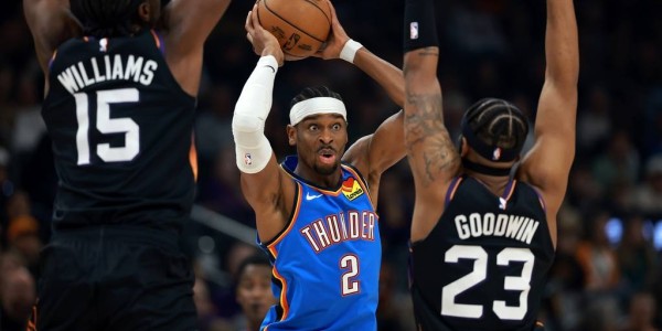 雷霆36场已输6场！73胜勇士第6败在第61场比赛