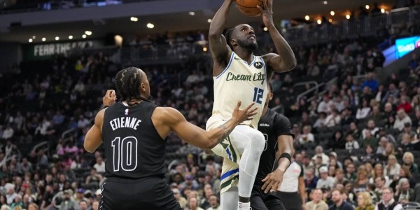 AJ-格林35分&amp;11记三分瑞安28分 普林斯18分雄鹿胜篮网