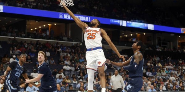 唐斯20+11+11阿奴诺比25+13布里奇斯24分 尼克斯擒熊