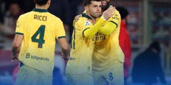 意甲登顶！让2追3 米兰3-2客胜都灵反超两强 普利西奇替补双响