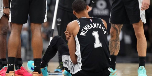 又伤一位巨星！文班亚马左肋骨挫伤 提前退赛