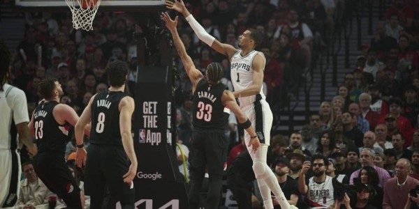 文班亚马27+11福克斯28+6+7 马刺战胜开拓者总分3-1