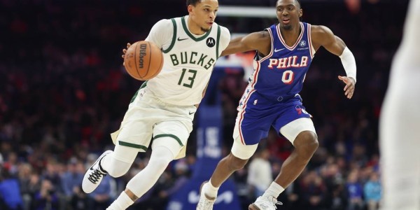 乔治32分恩比德29+9 76人大胜雄鹿