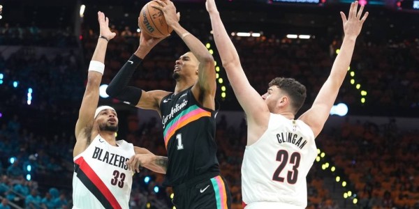 文班亚马35+5三分6中5 阿夫迪亚30+10马刺胜开拓者1-0