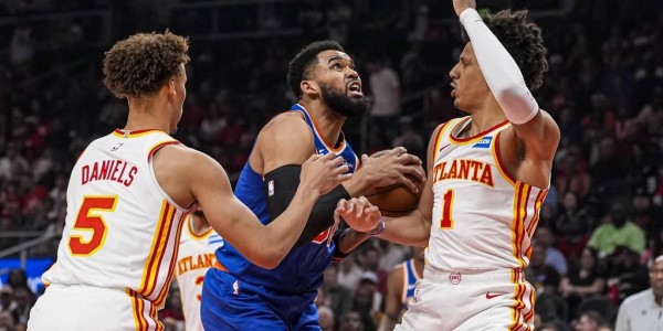 唐斯20+10+10OG22+10 麦科勒姆17分尼克斯胜老鹰2-2