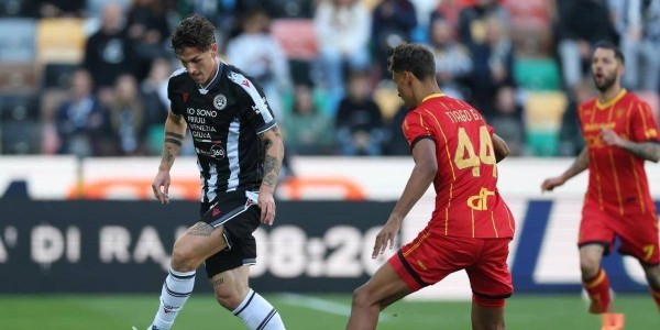 意甲：甘德尔曼闪击，班达制胜球，莱切2-1绝杀乌迪内斯新年首胜