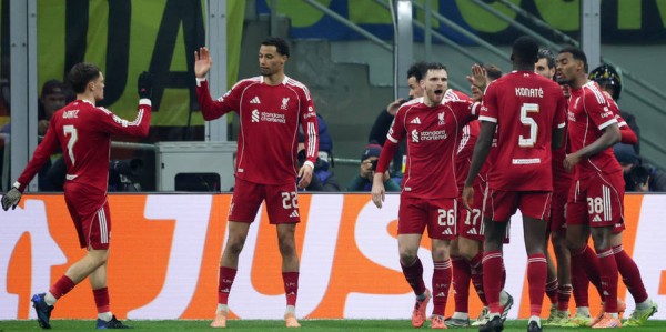 高清：欧冠利物浦1-0国米 索博点射绝杀