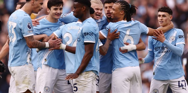 英超综合：决战“天王山” 曼城胜“枪手”