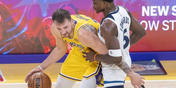 东契奇49+11+8爱德华兹31+5 湖人轻取森林狼迎首胜